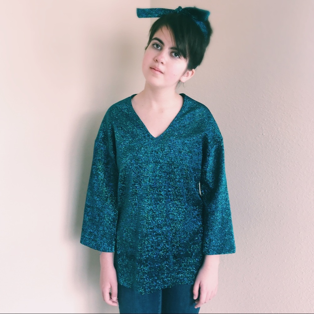 Vtg 70s Blouse